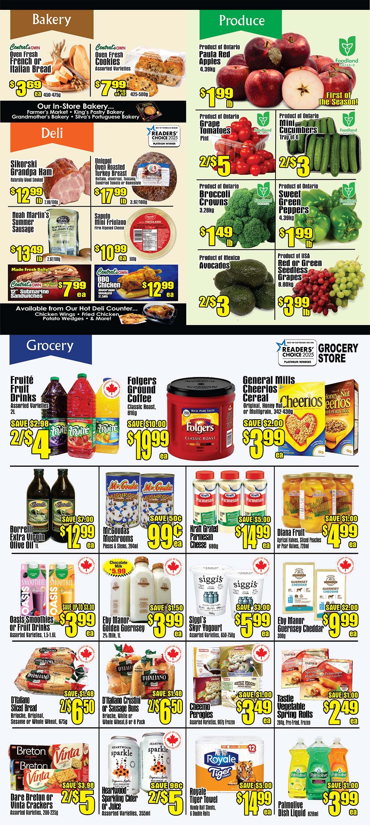 Central Fresh Market Flyer August 20 to 27