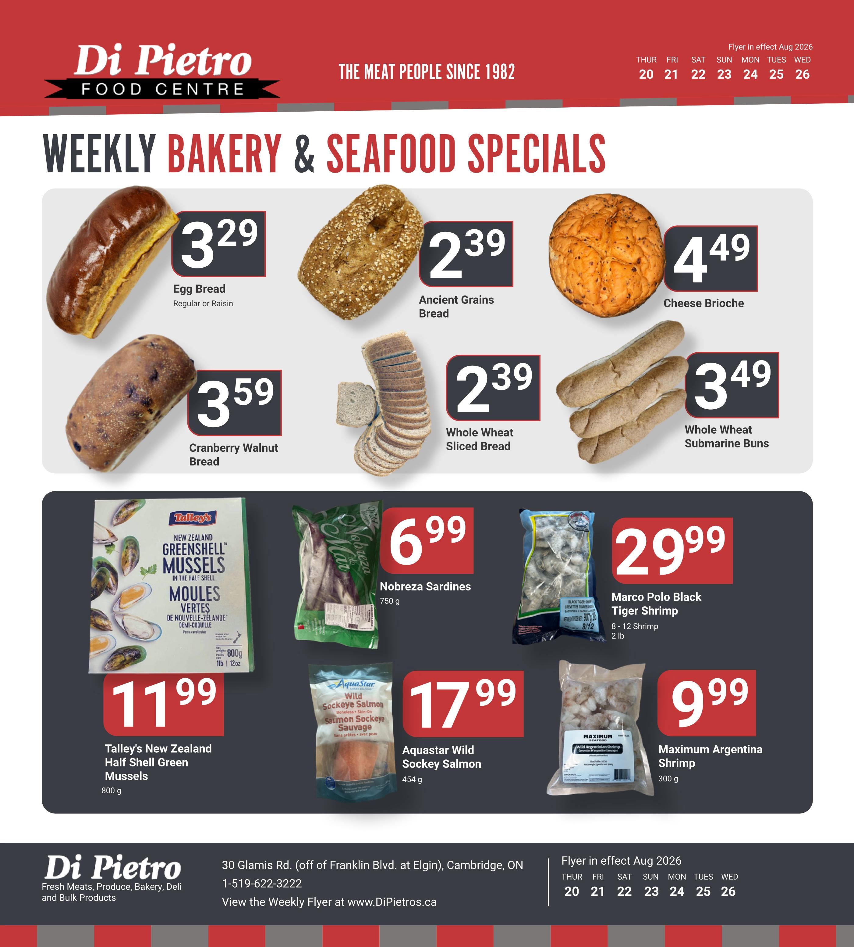 Di Pietro Food Centre Flyer August 20 to 26