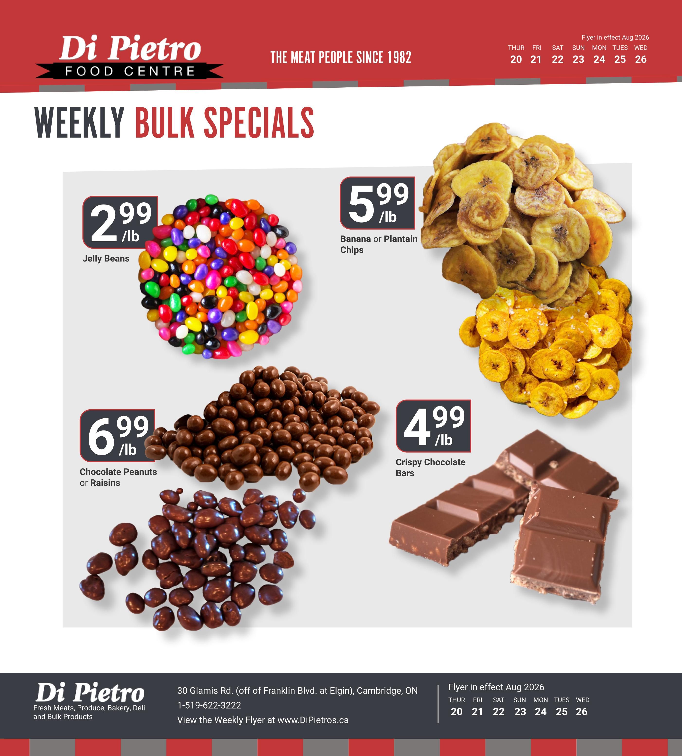 Di Pietro Food Centre Flyer August 20 to 26