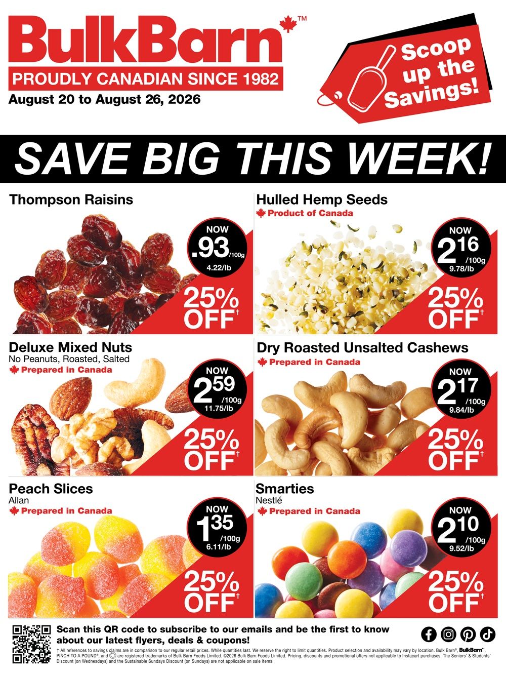 Bulk Barn Flyer August 20 to 26