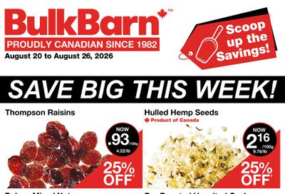 Bulk Barn Flyer August 20 to 26