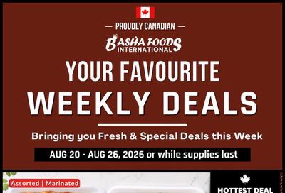 Basha Foods International Flyer August 20 to 26