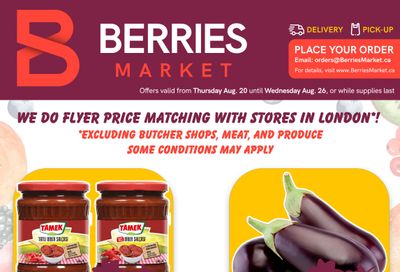 Berries Market Flyer August 20 to 26