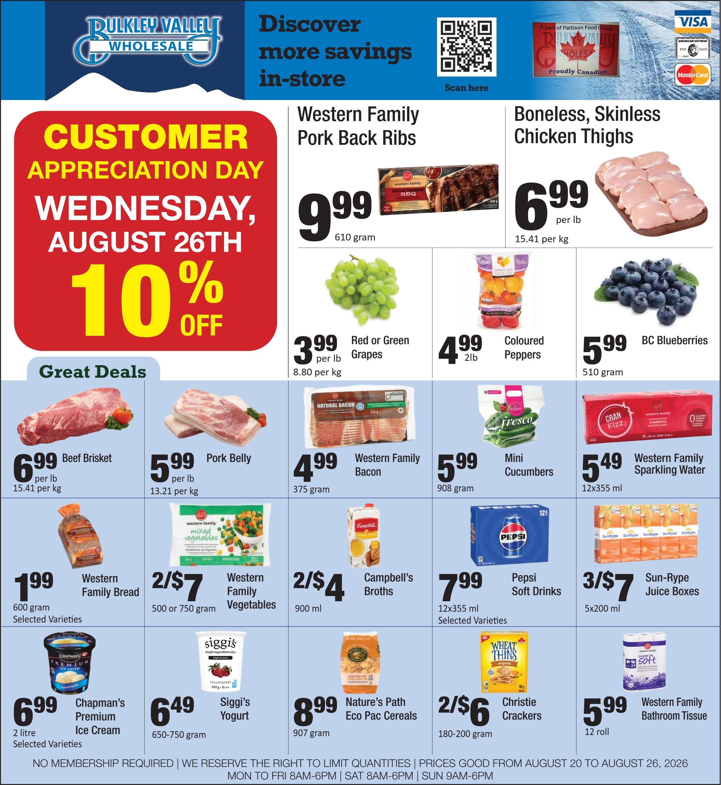 Bulkley Valley Wholesale Flyer August 20 to 26