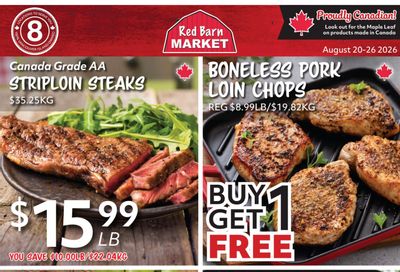 Red Barn Market Flyer August 20 to 26