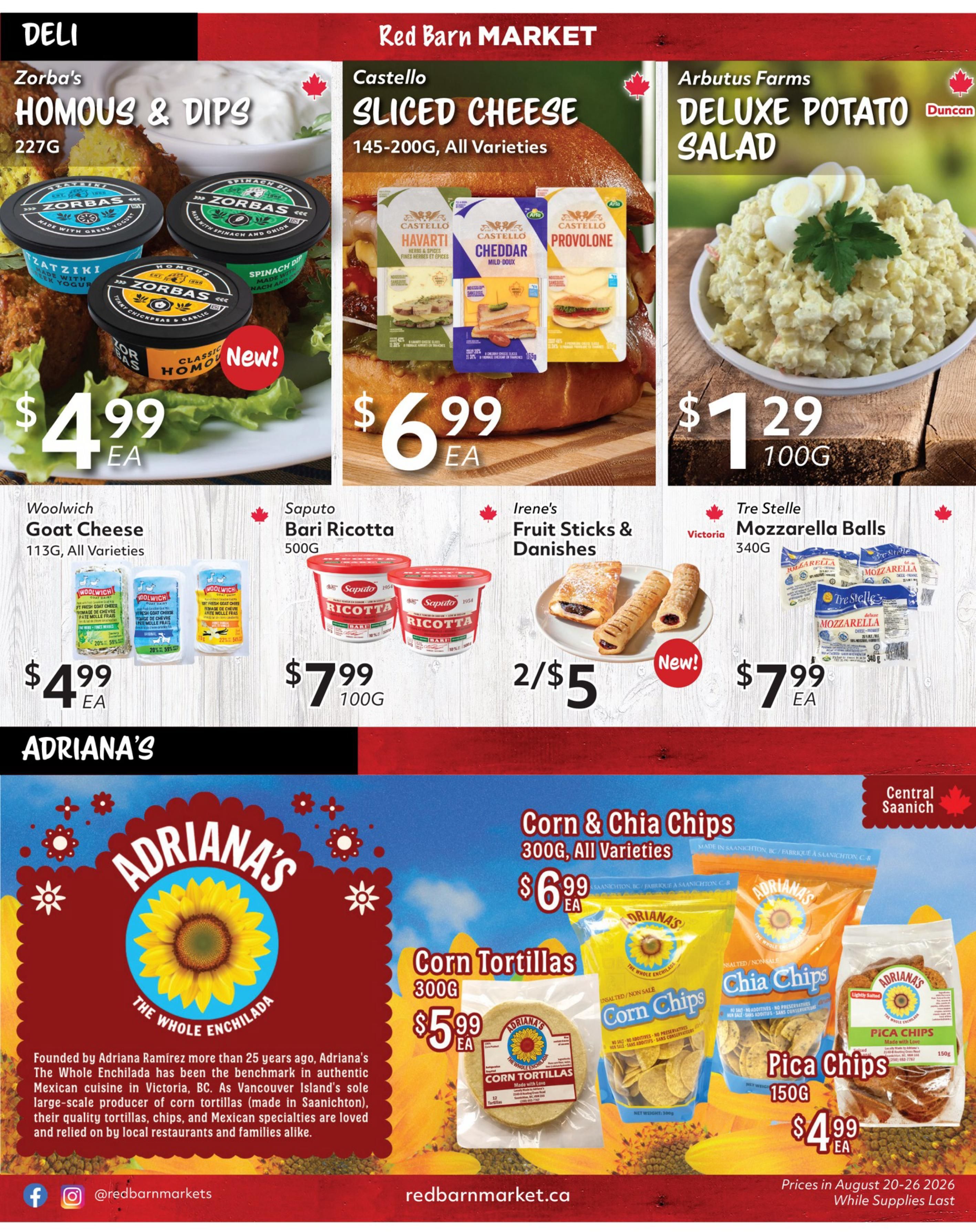 Red Barn Market Flyer August 20 to 26