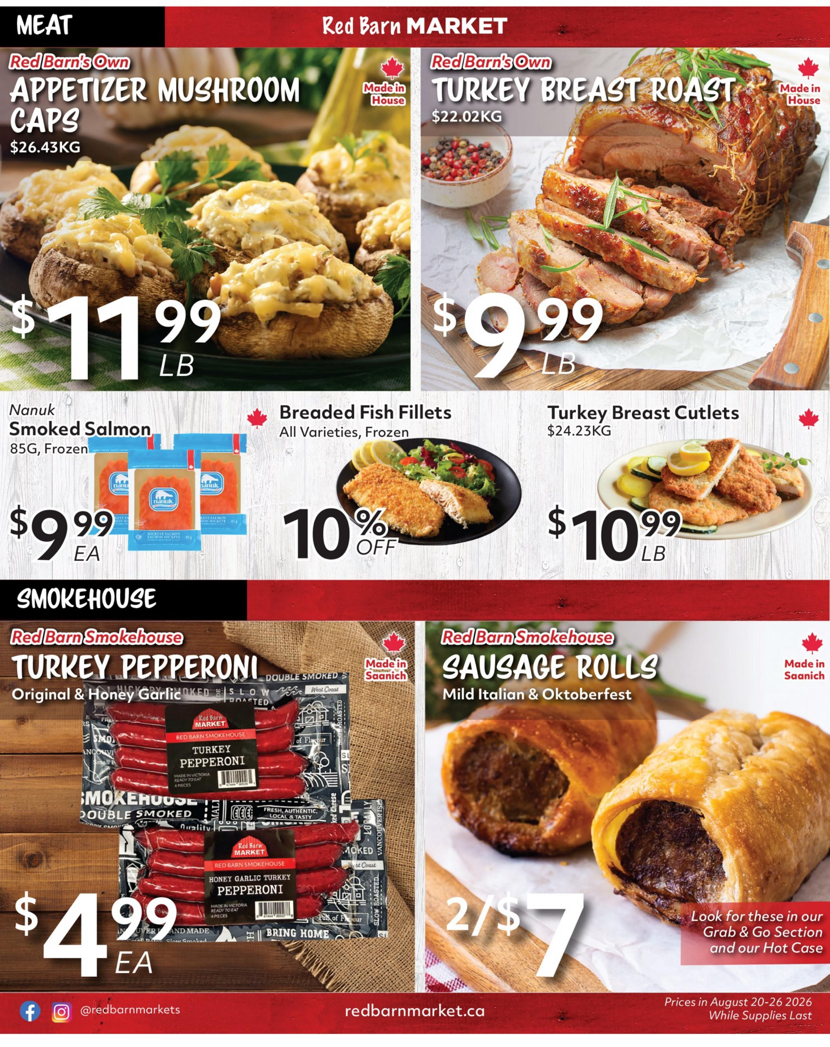 Red Barn Market Flyer August 20 to 26