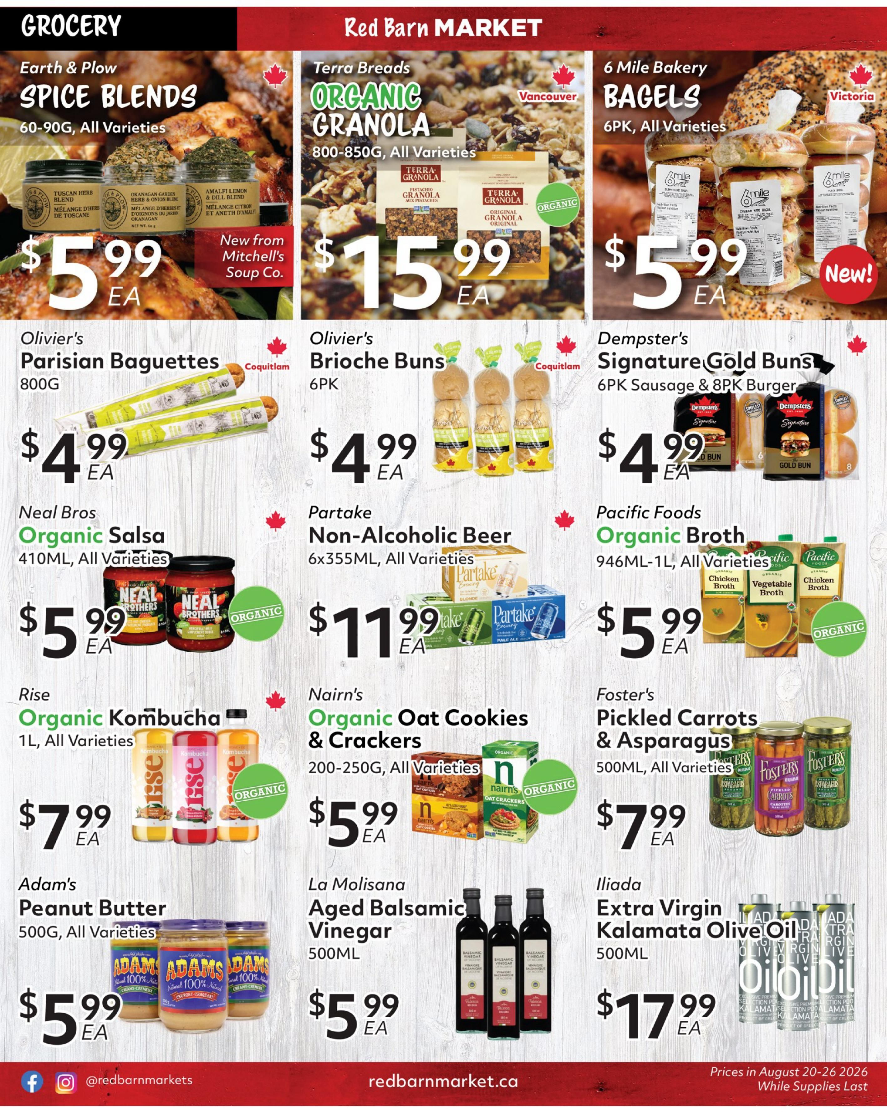 Red Barn Market Flyer August 20 to 26
