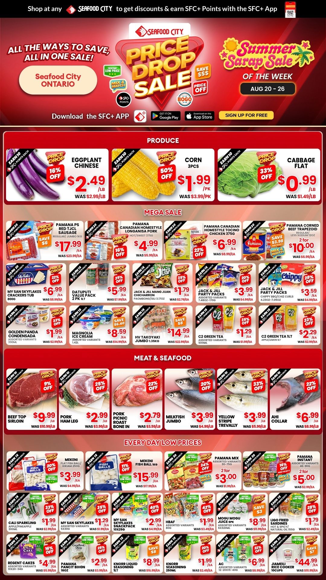 Seafood City Supermarket (ON) Flyer August 20 to 26