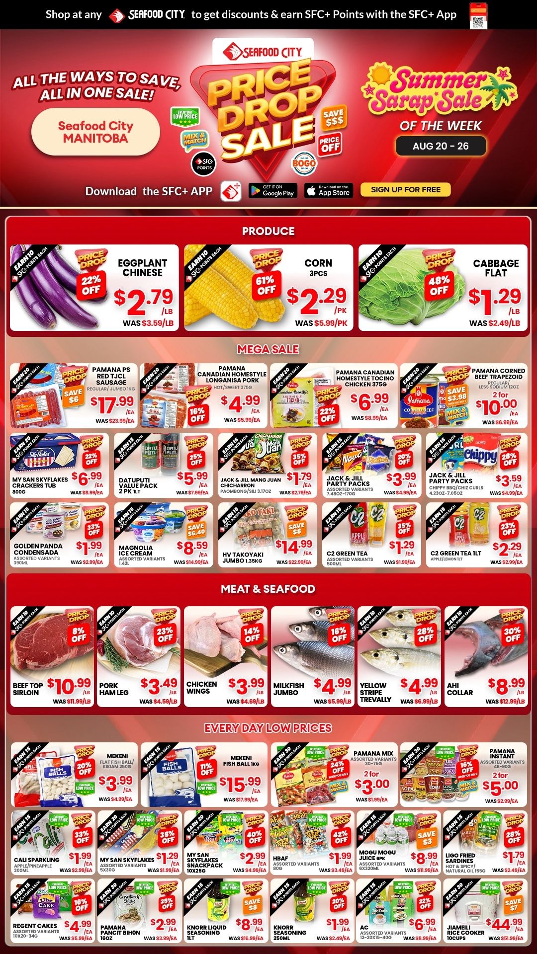 Seafood City Supermarket (MB) Flyer August 20 to 26