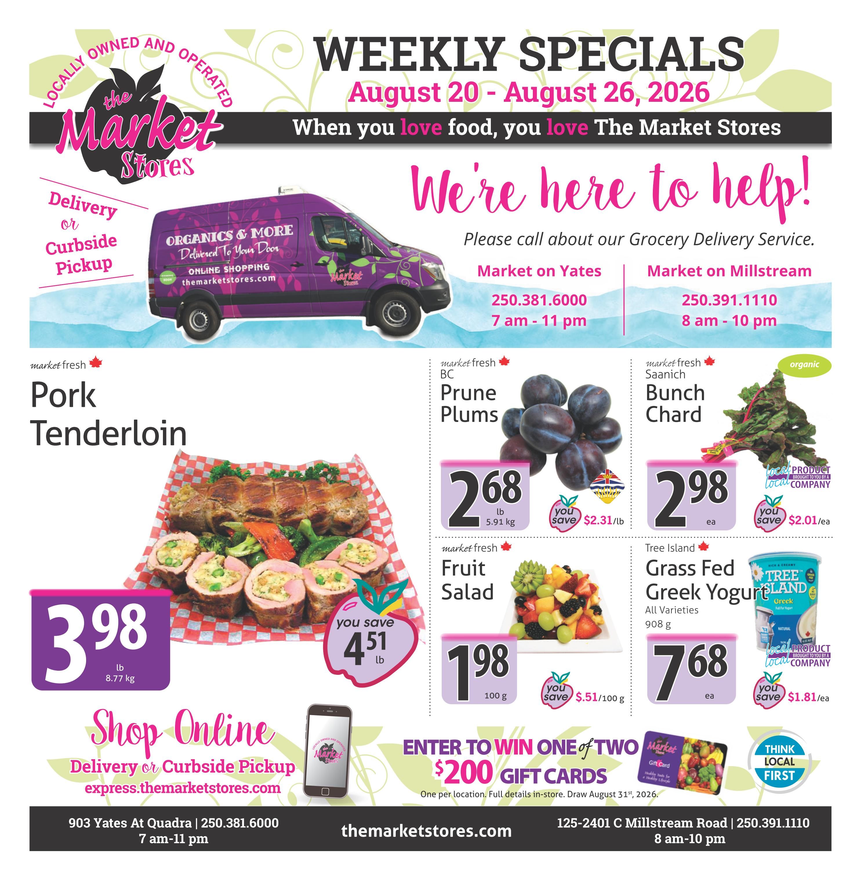 The Market Stores Flyer August 20 to 26