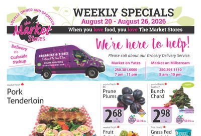 The Market Stores Flyer August 20 to 26