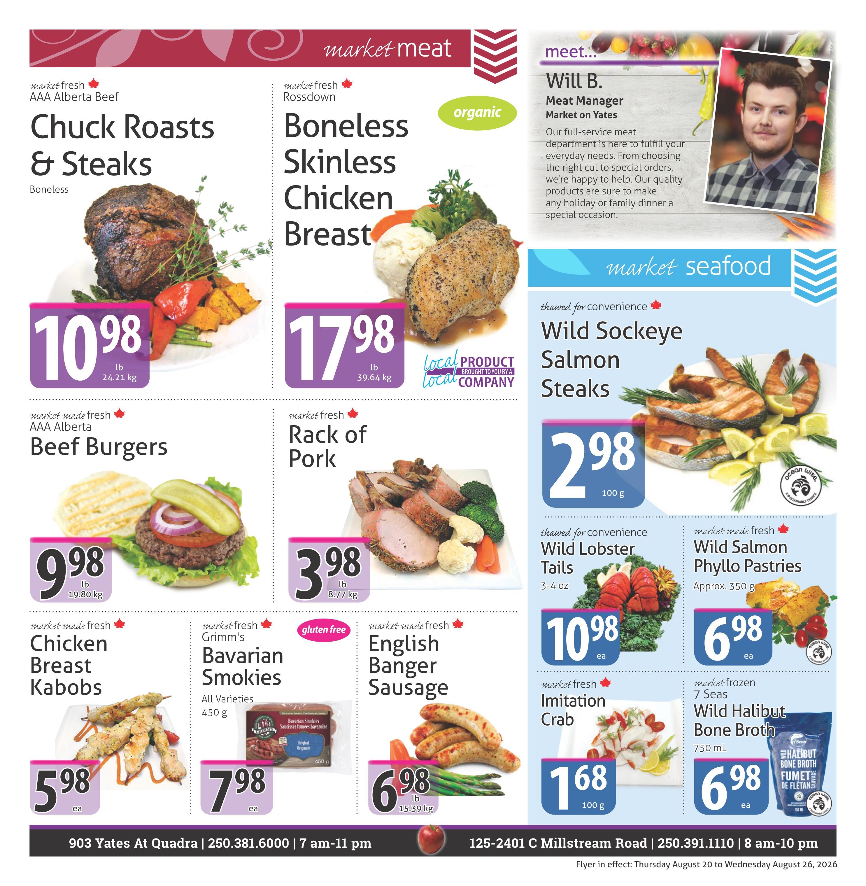 The Market Stores Flyer August 20 to 26