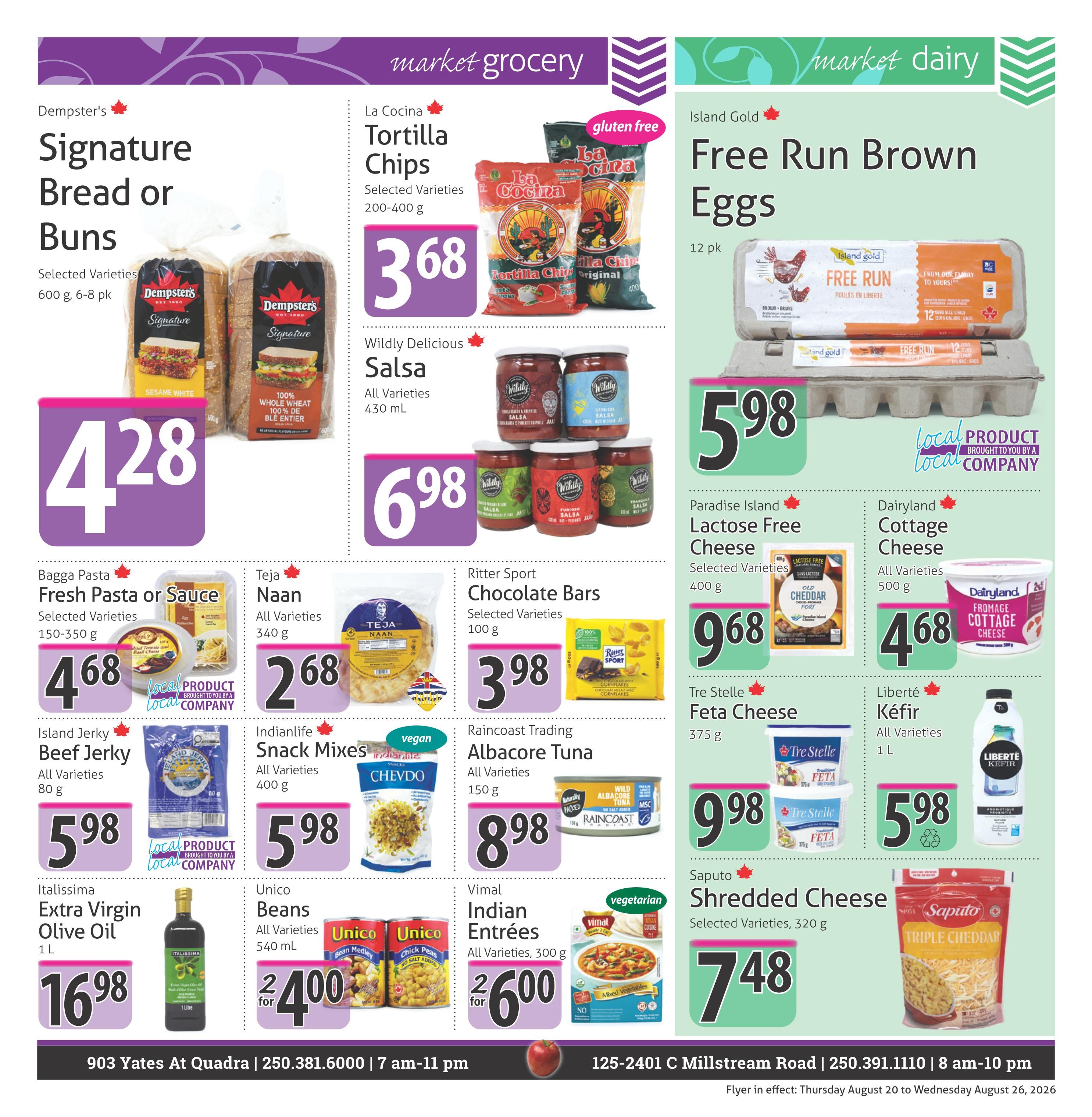 The Market Stores Flyer August 20 to 26