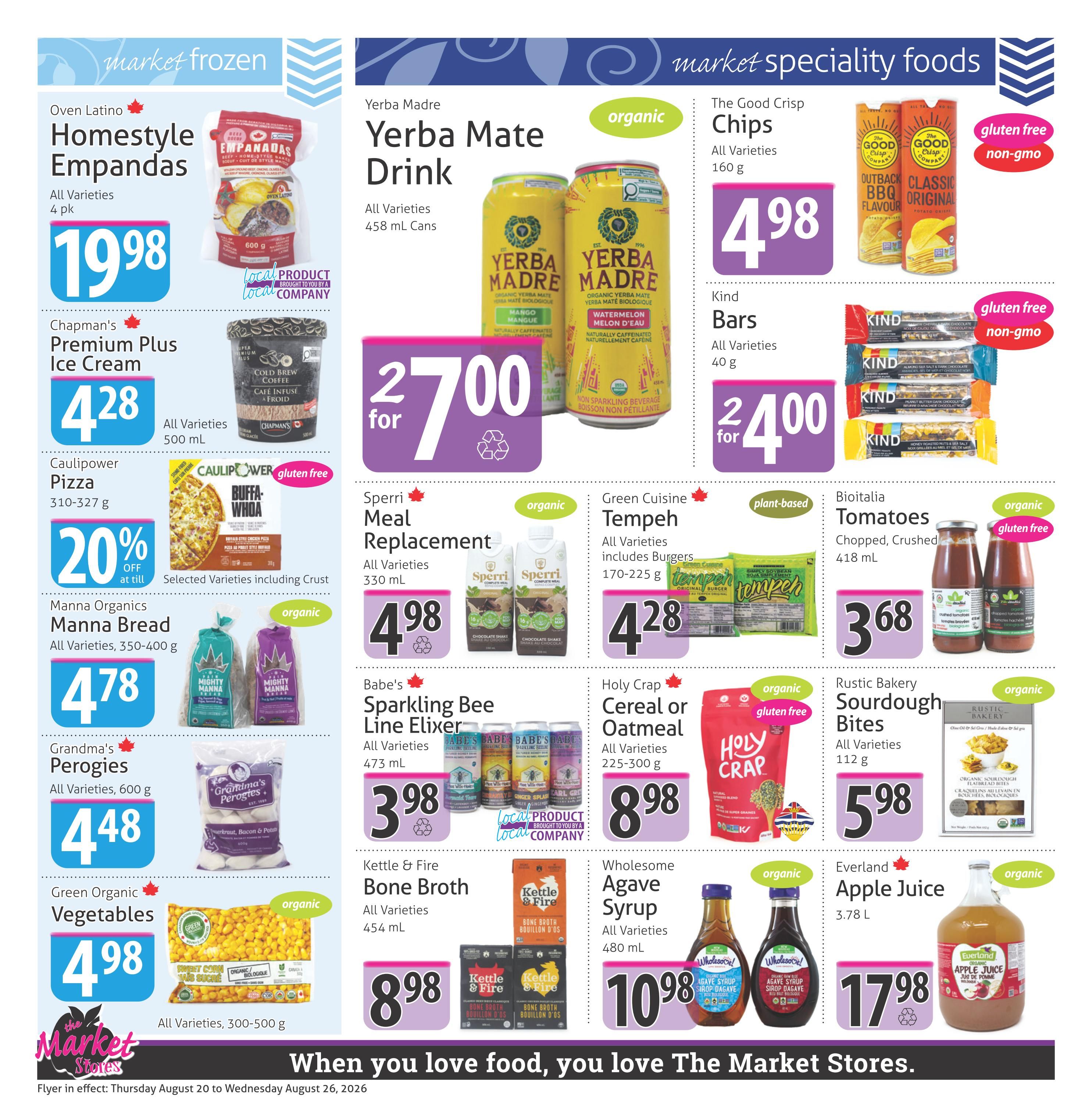 The Market Stores Flyer August 20 to 26