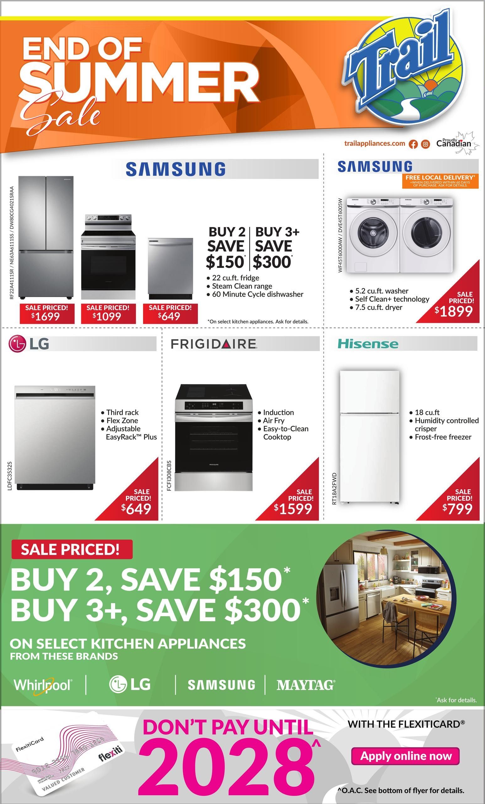 Trail Appliances (AB & SK) Flyer August 20 to 23
