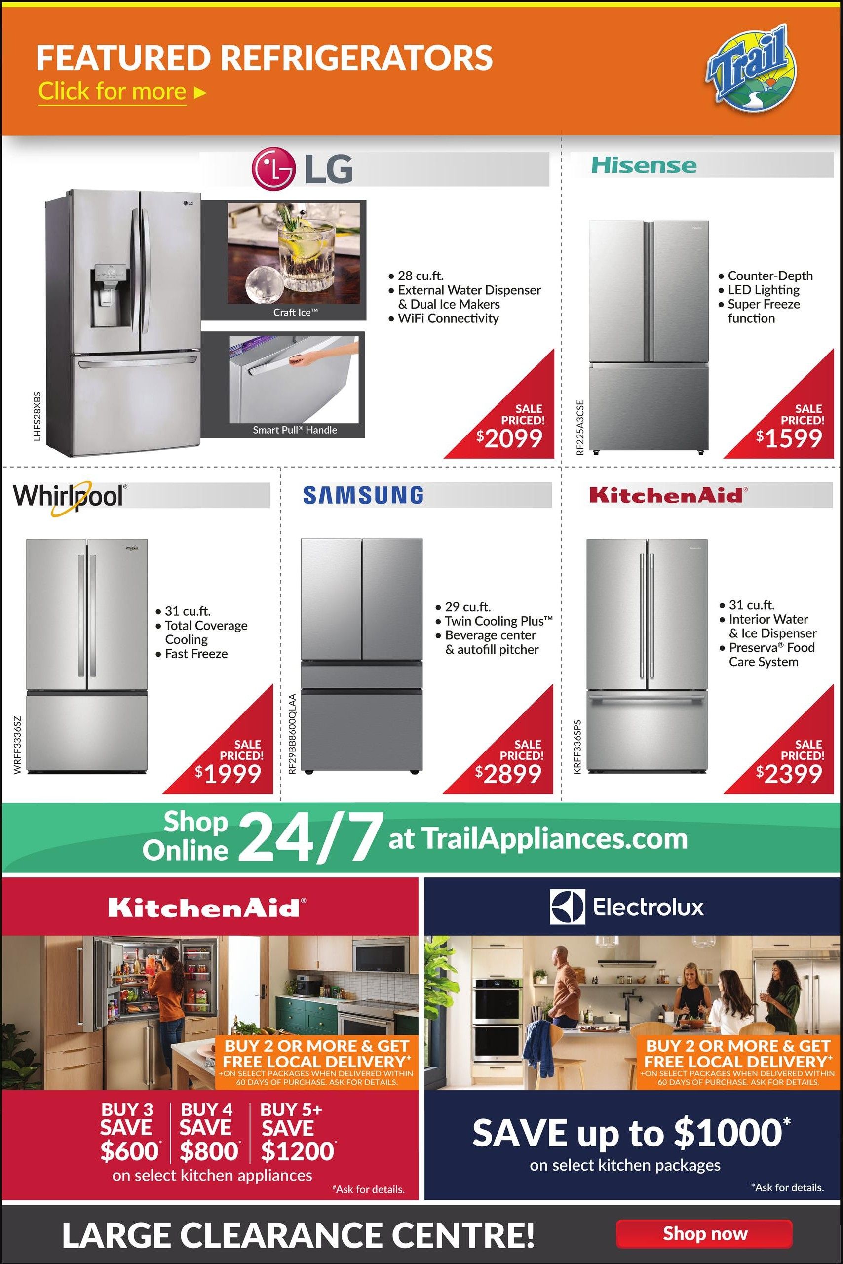 Trail Appliances (AB & SK) Flyer August 20 to 23