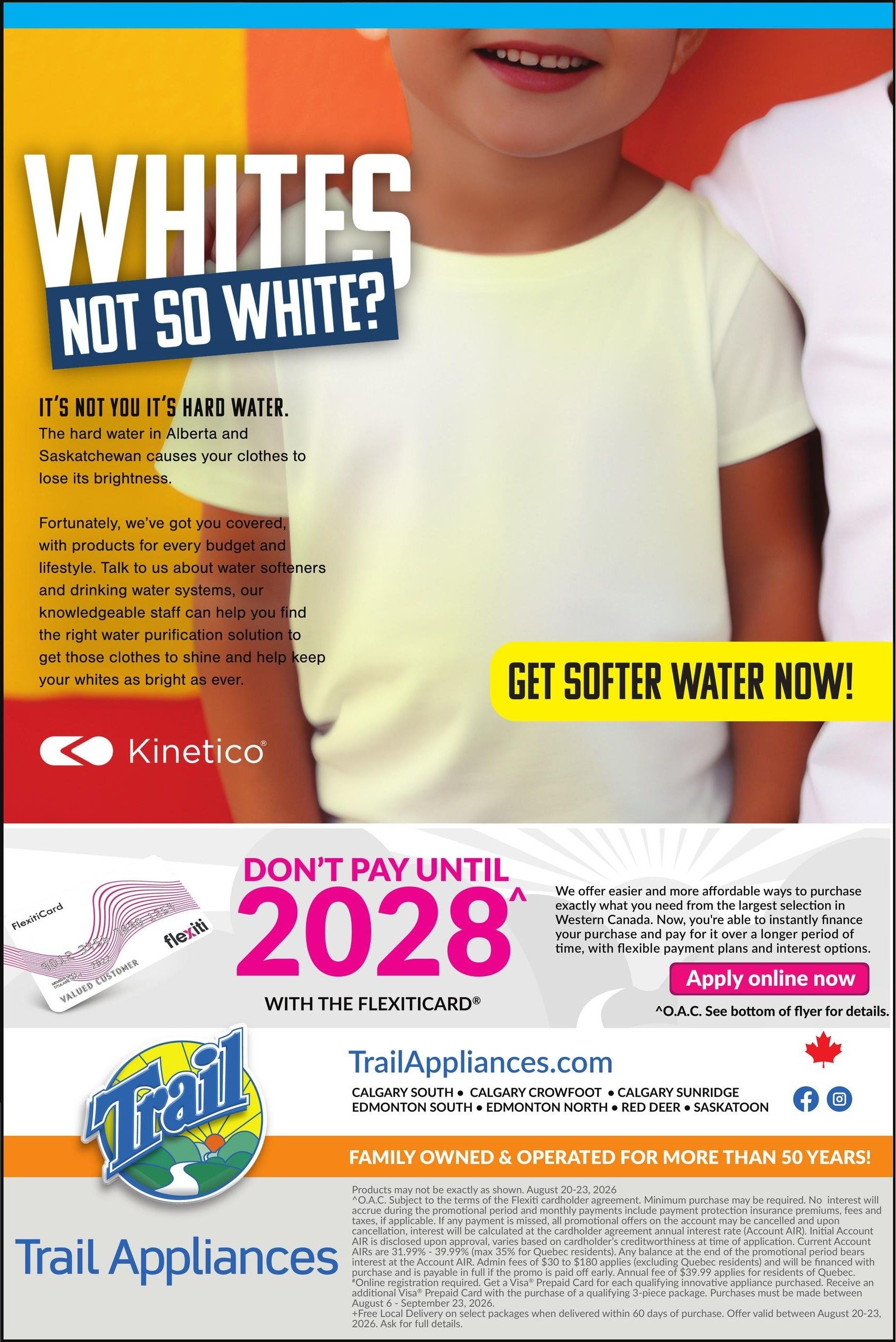 Trail Appliances (AB & SK) Flyer August 20 to 23