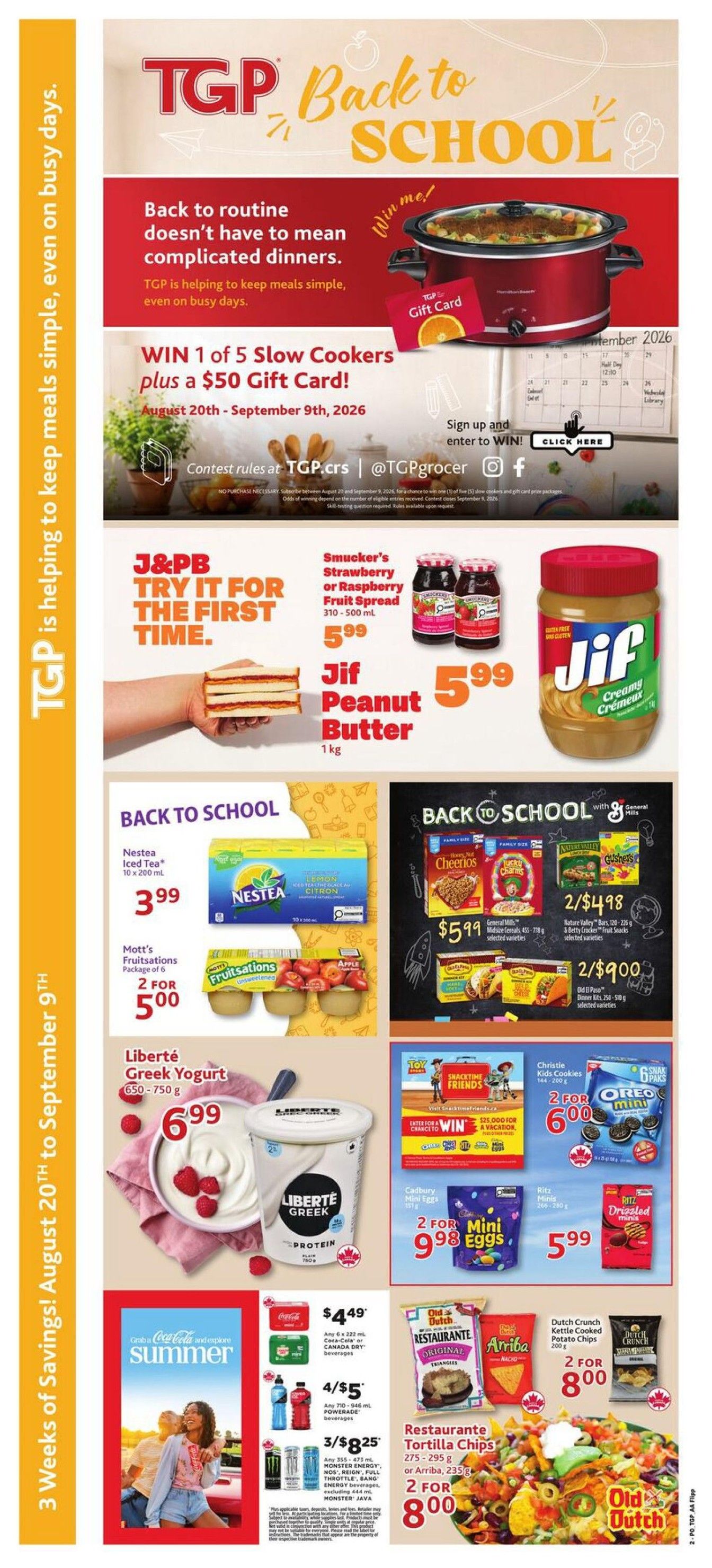TGP The Grocery People Flyer August 20 to 26