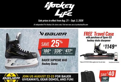 Pro Hockey Life Flyer August 21 to September 3