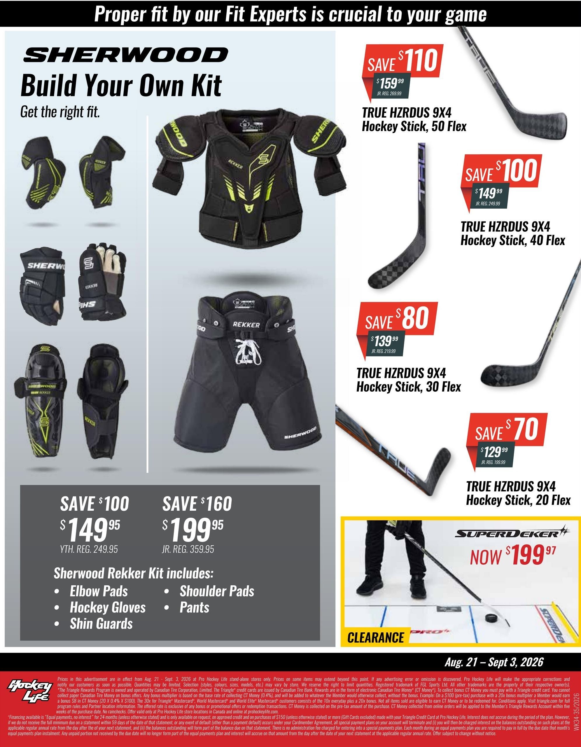Pro Hockey Life Flyer August 21 to September 3