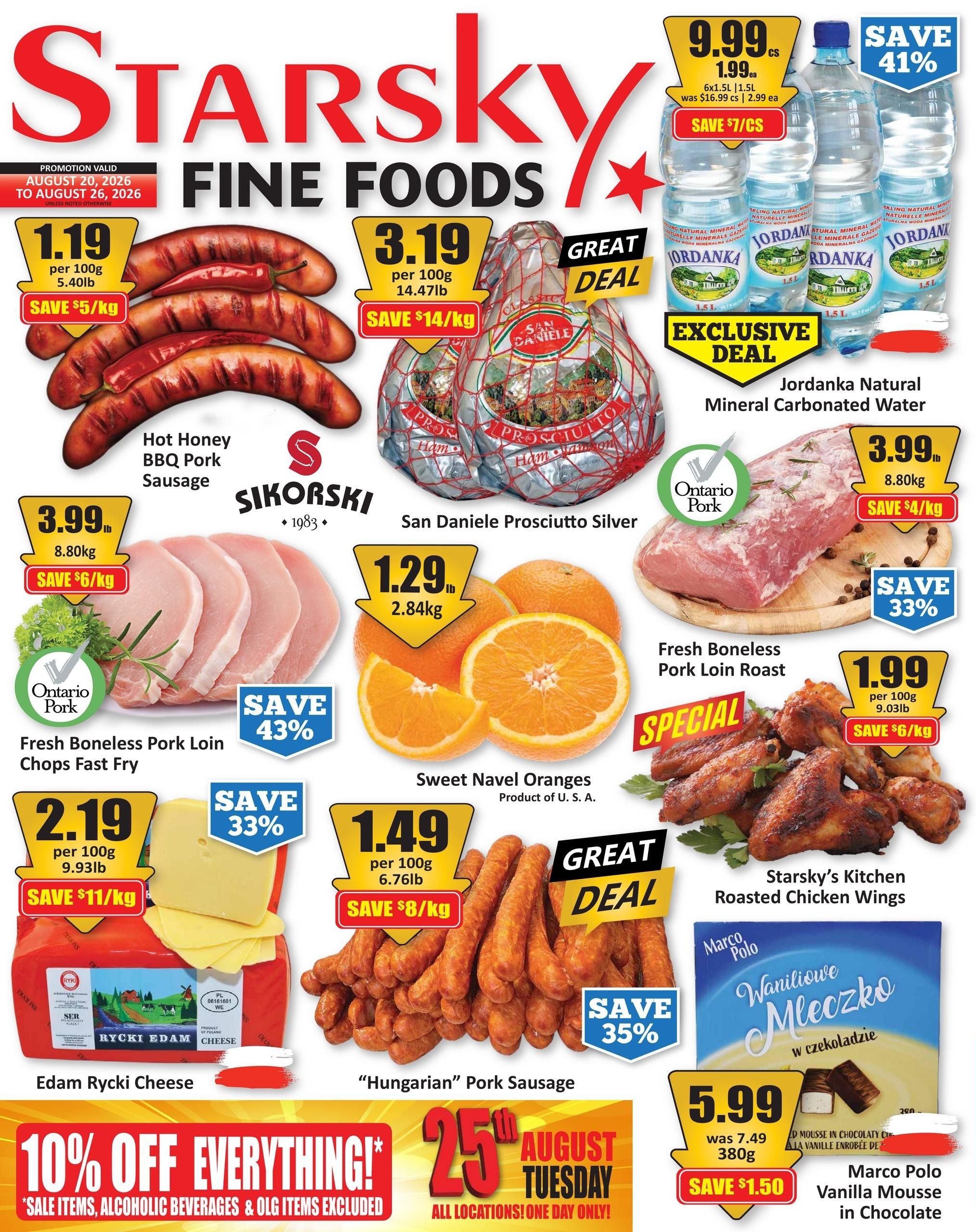 Starsky Foods Flyer August 20 to 26