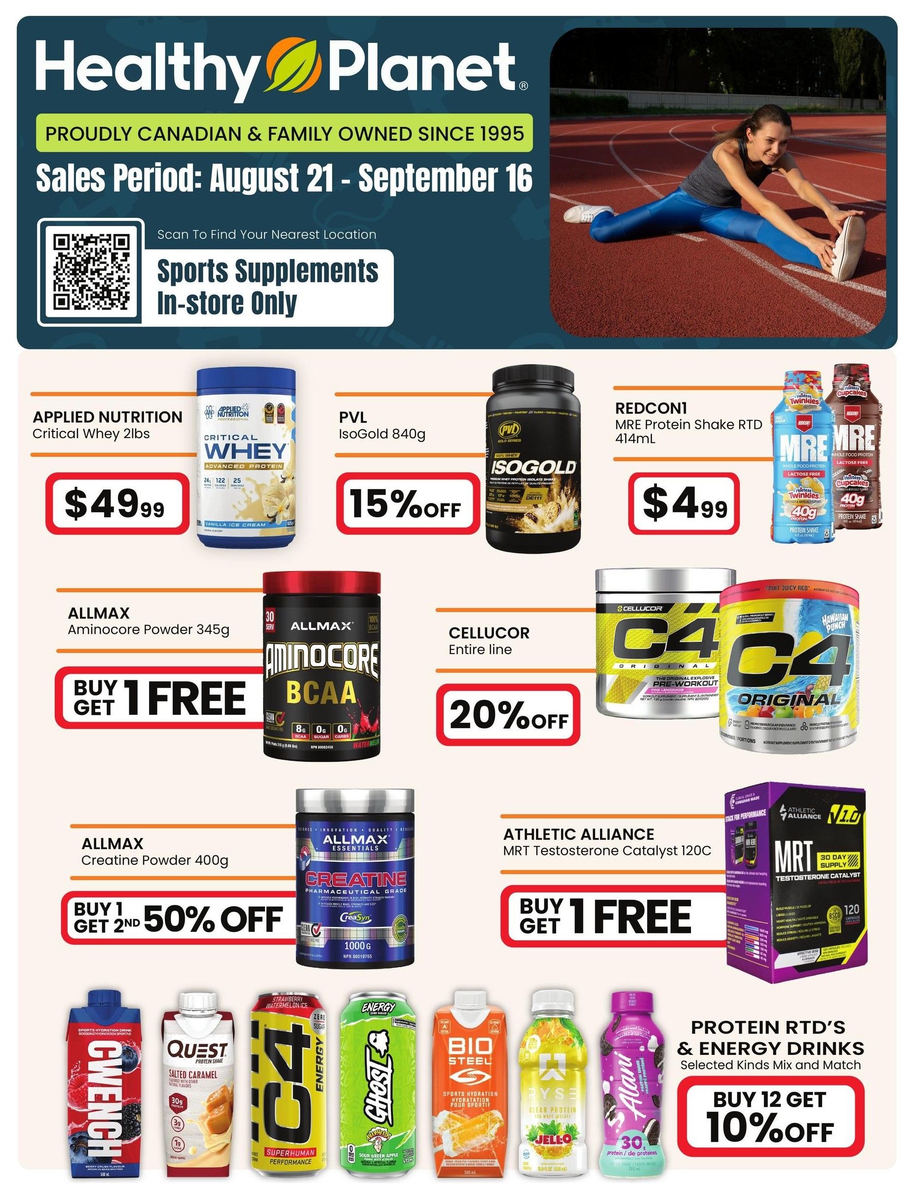 Healthy Planet Flyer August 20 to September 16