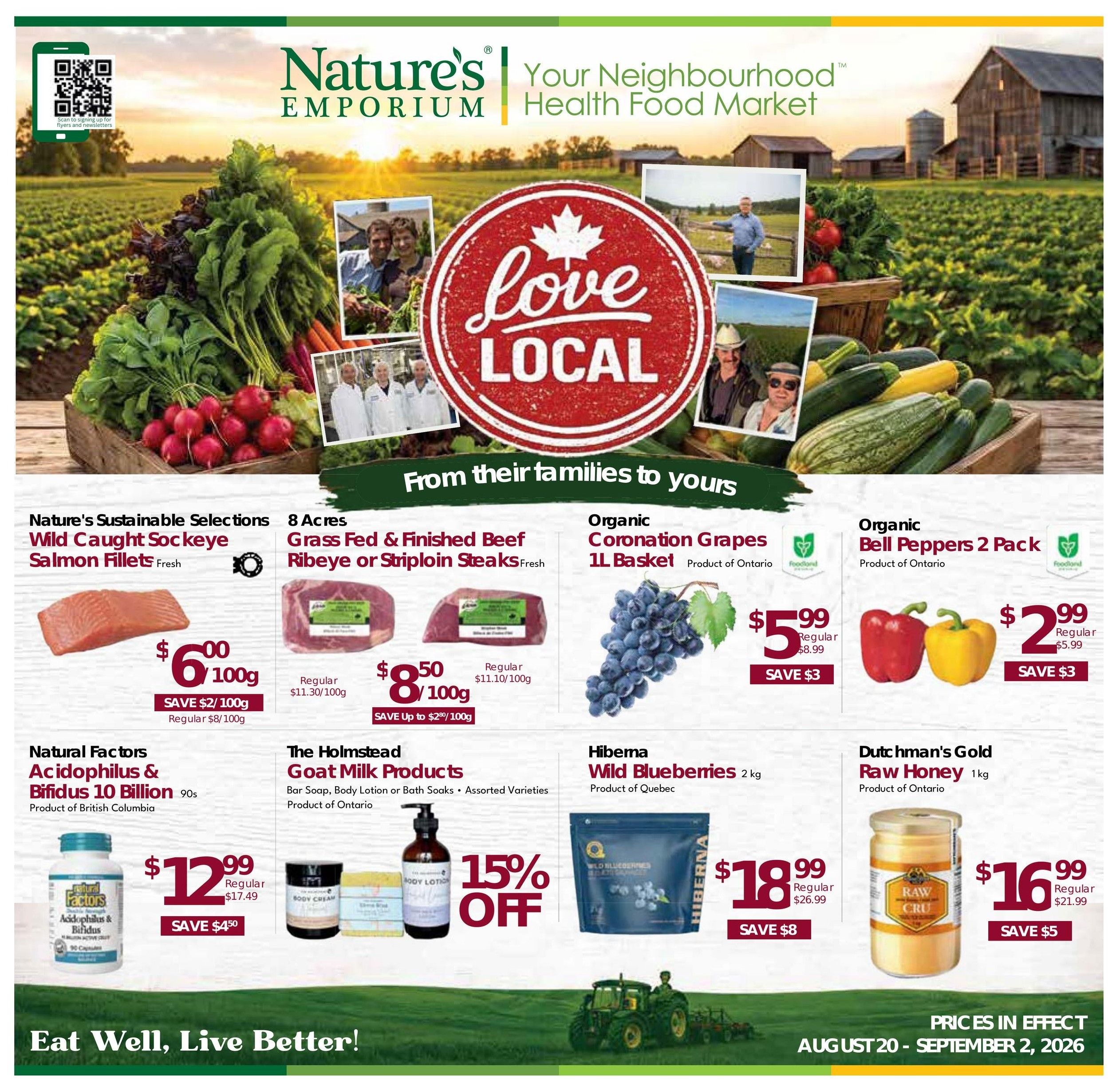Nature's Emporium Flyer August 20 to September 2