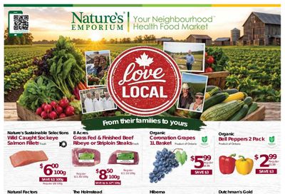 Nature's Emporium Flyer August 20 to September 2