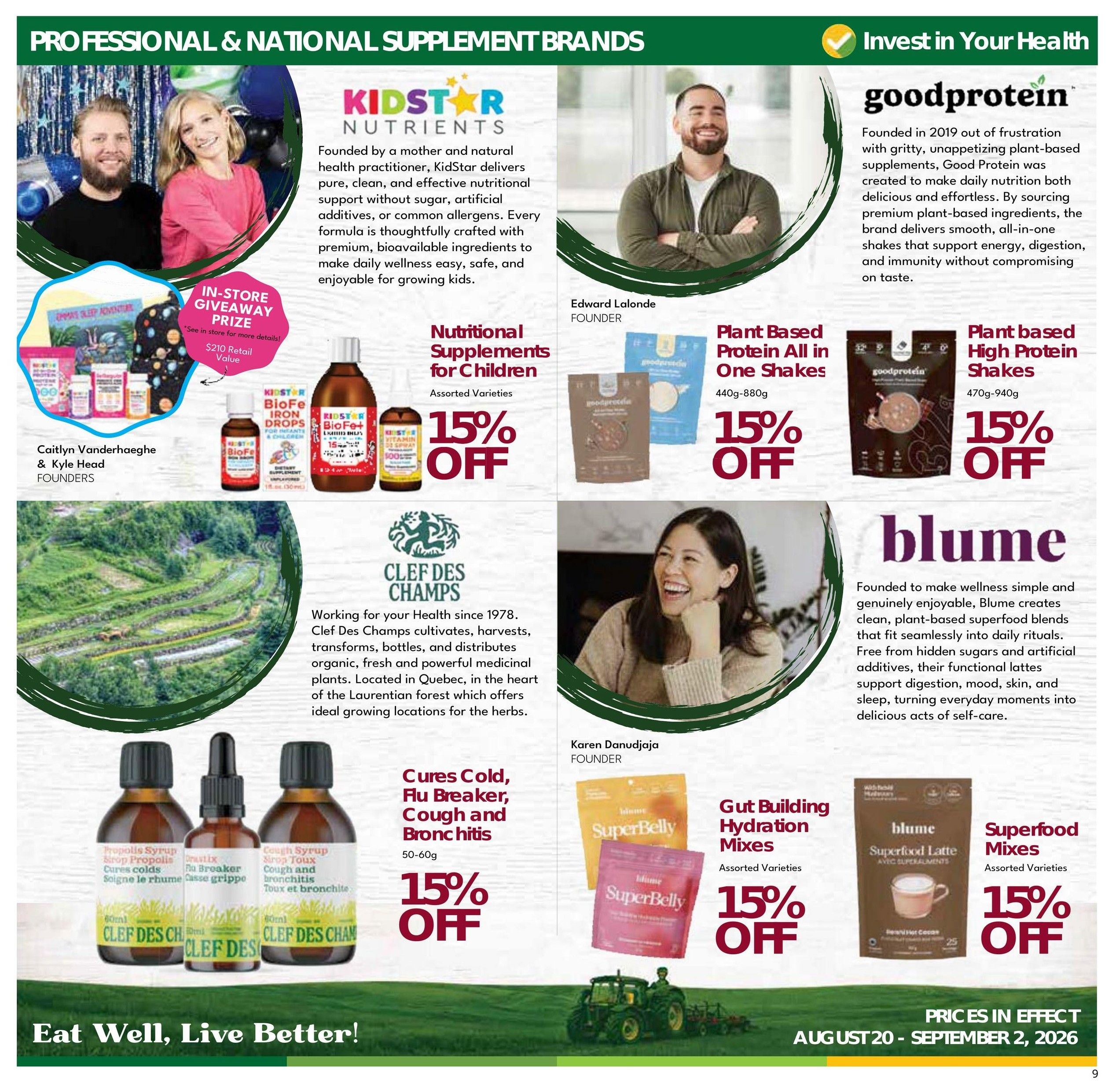 Nature's Emporium Flyer August 20 to September 2
