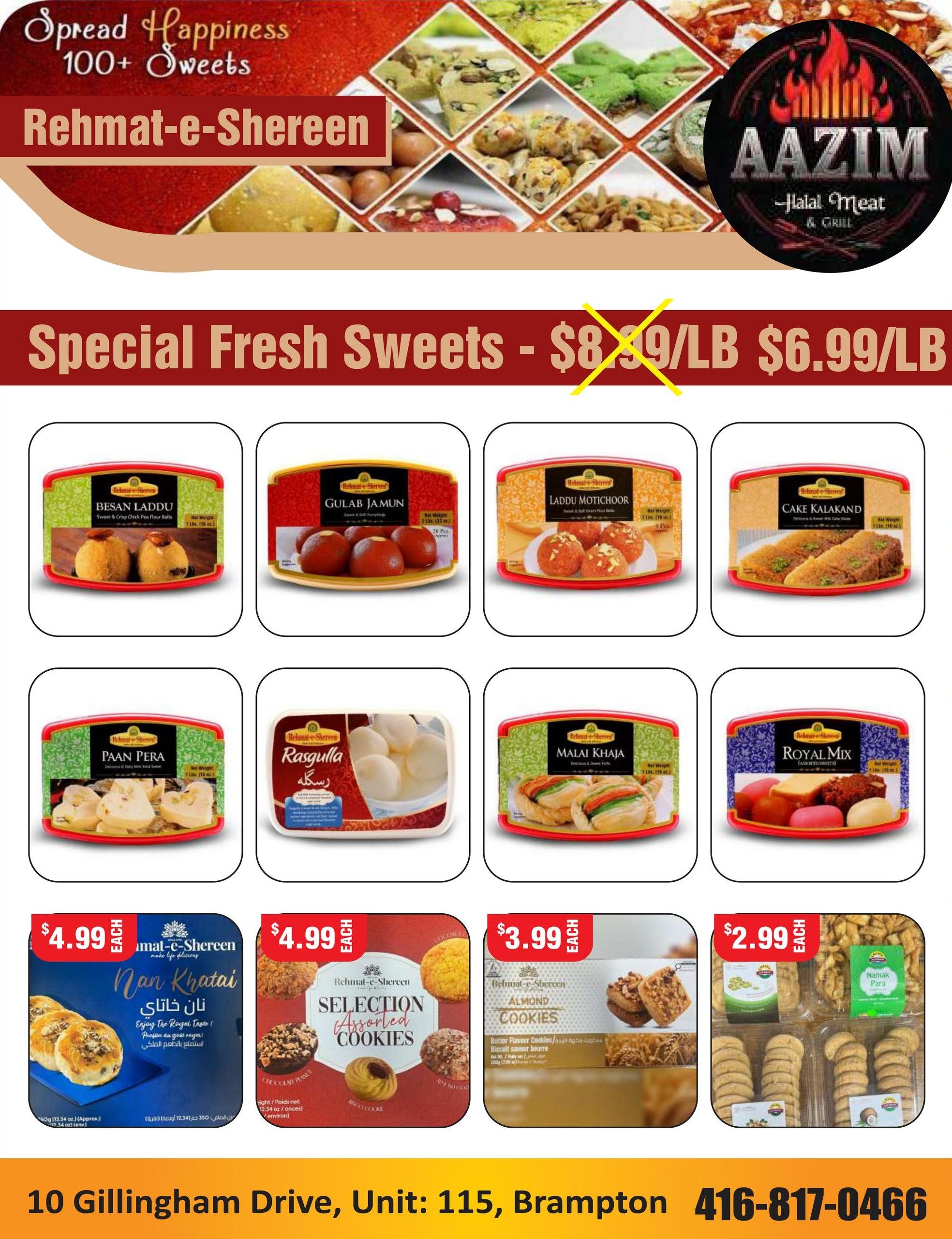 Aazim Halal Meat & Grill Flyer August 20 to 26