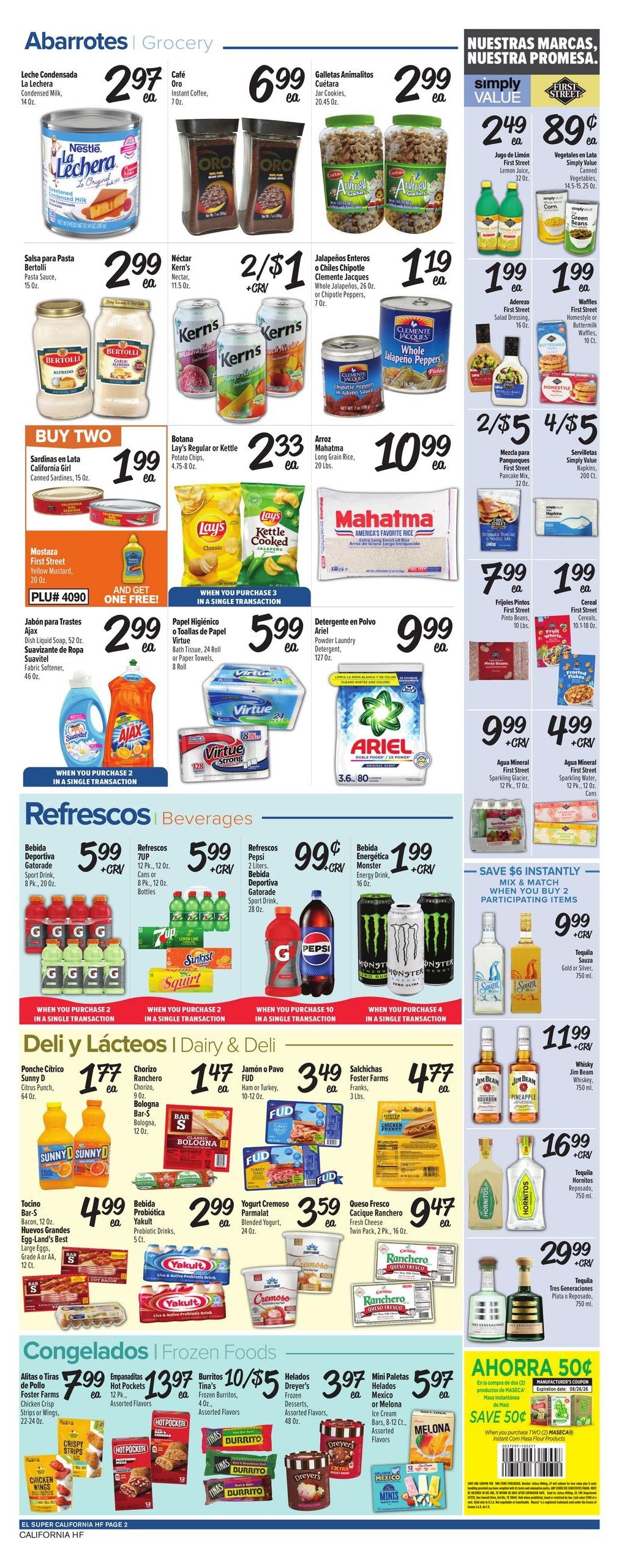 El Super (Alpine Area, CA) Weekly Ad August 19 - 25, 2026