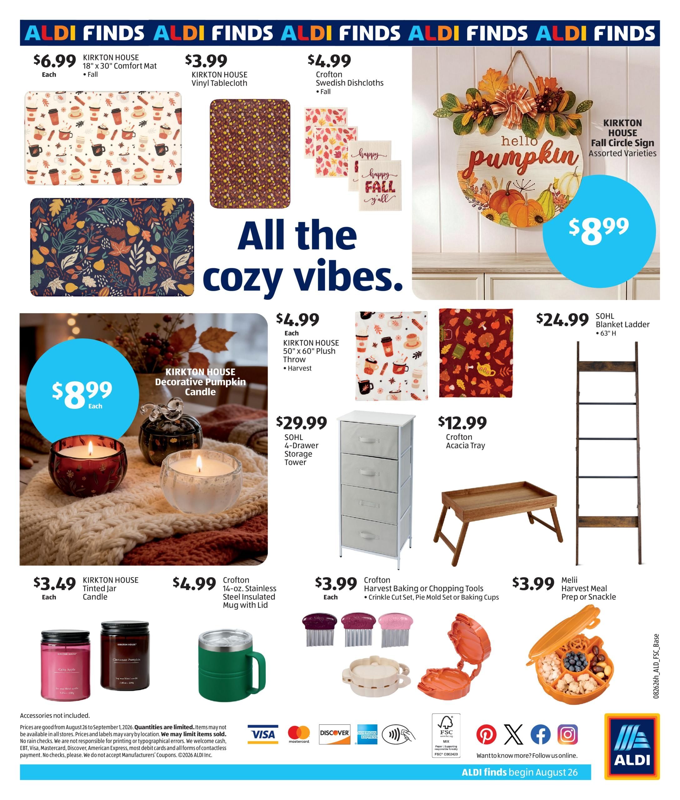 ALDI In Store Weekly Ad August 26 - September 1, 2026