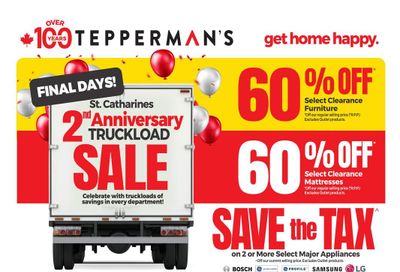 Tepperman's Flyer August 21 to 27