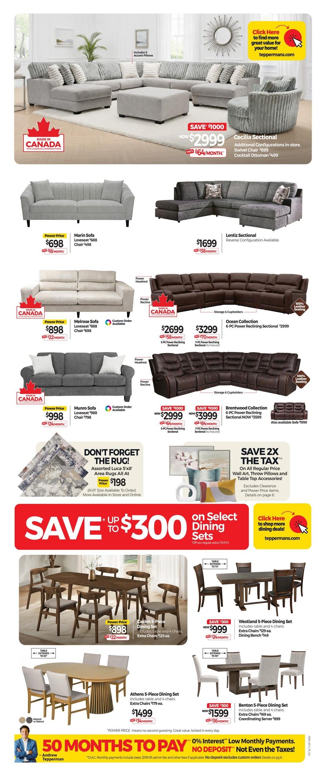 Tepperman's Flyer August 21 to 27