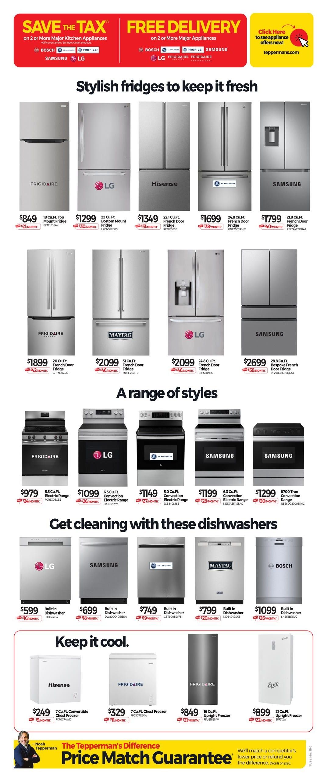 Tepperman's Flyer August 21 to 27