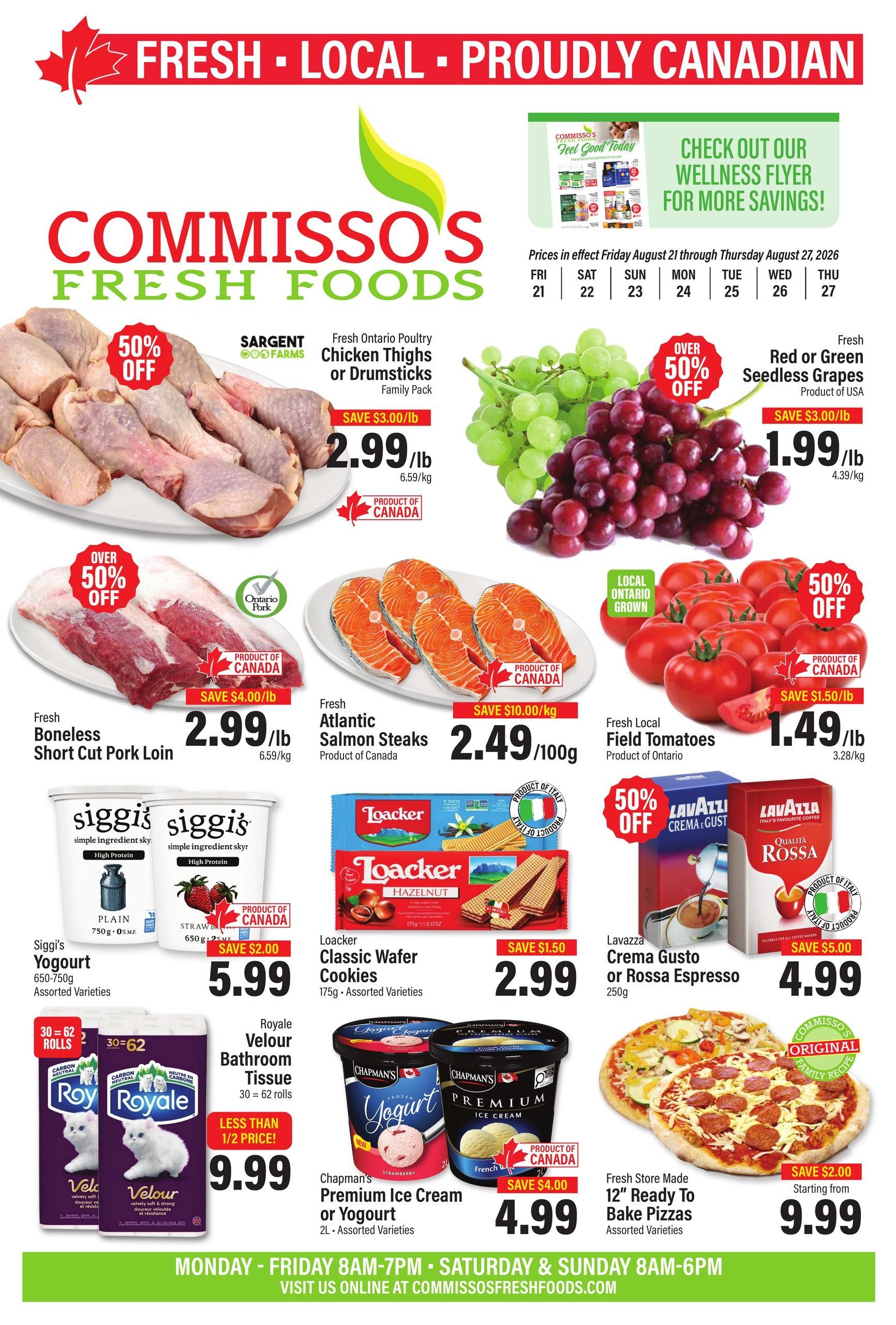 Commisso's Fresh Foods Flyer August 21 to 27