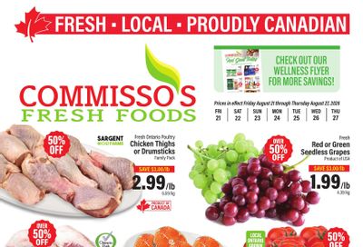 Commisso's Fresh Foods Flyer August 21 to 27