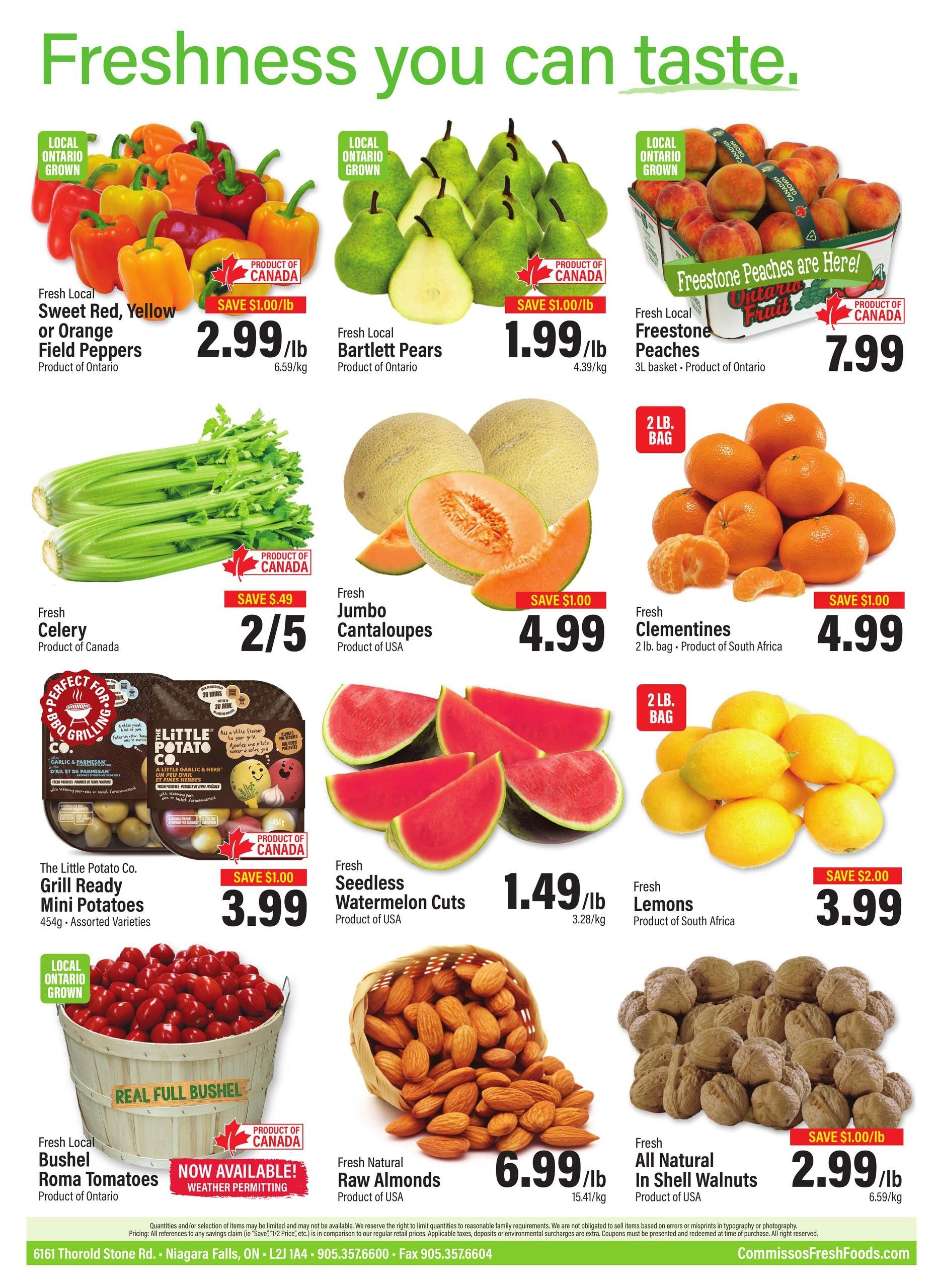 Commisso's Fresh Foods Flyer August 21 to 27