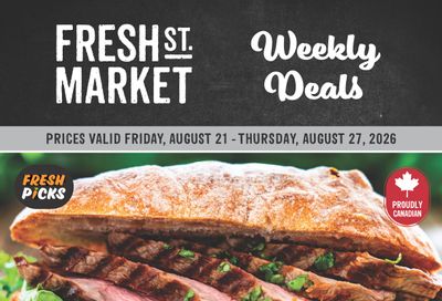 Fresh St. Market Flyer August 21 to 27