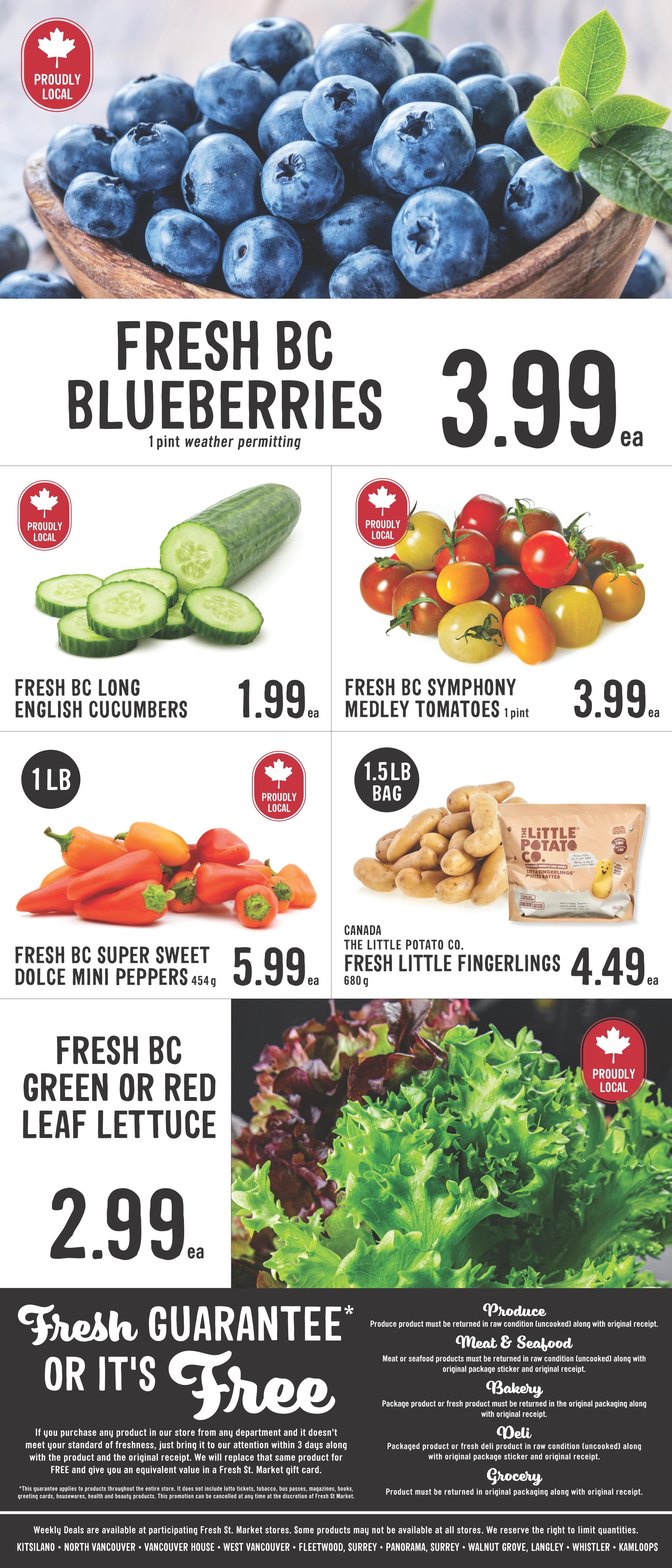 Fresh St. Market Flyer August 21 to 27
