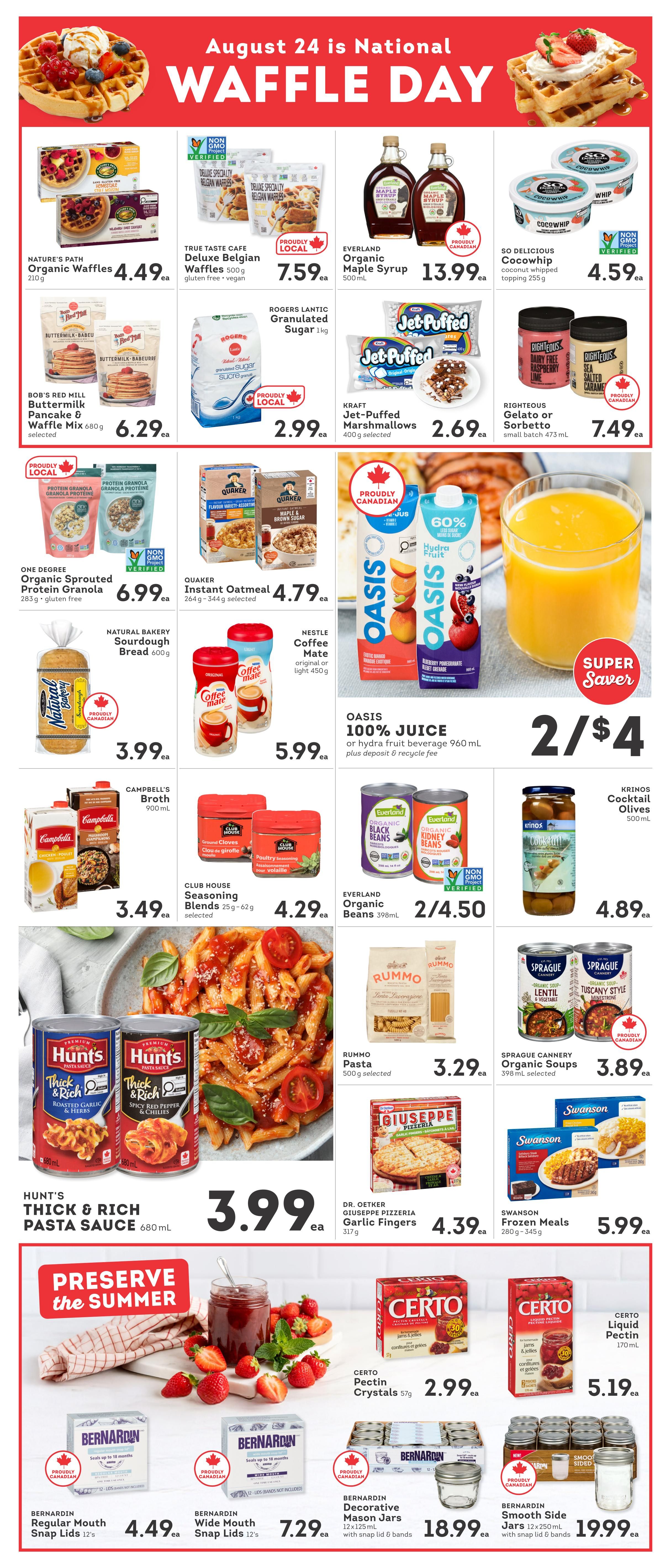 IGA Stores of BC Flyer August 21 to 27