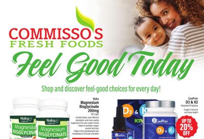 Commisso's Fresh Foods Wellness Flyer August 21 to September 3