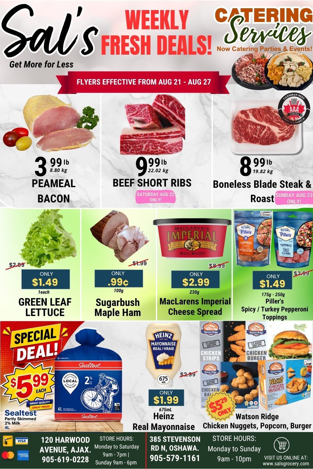 Sal's Grocery Flyer August 21 to 27