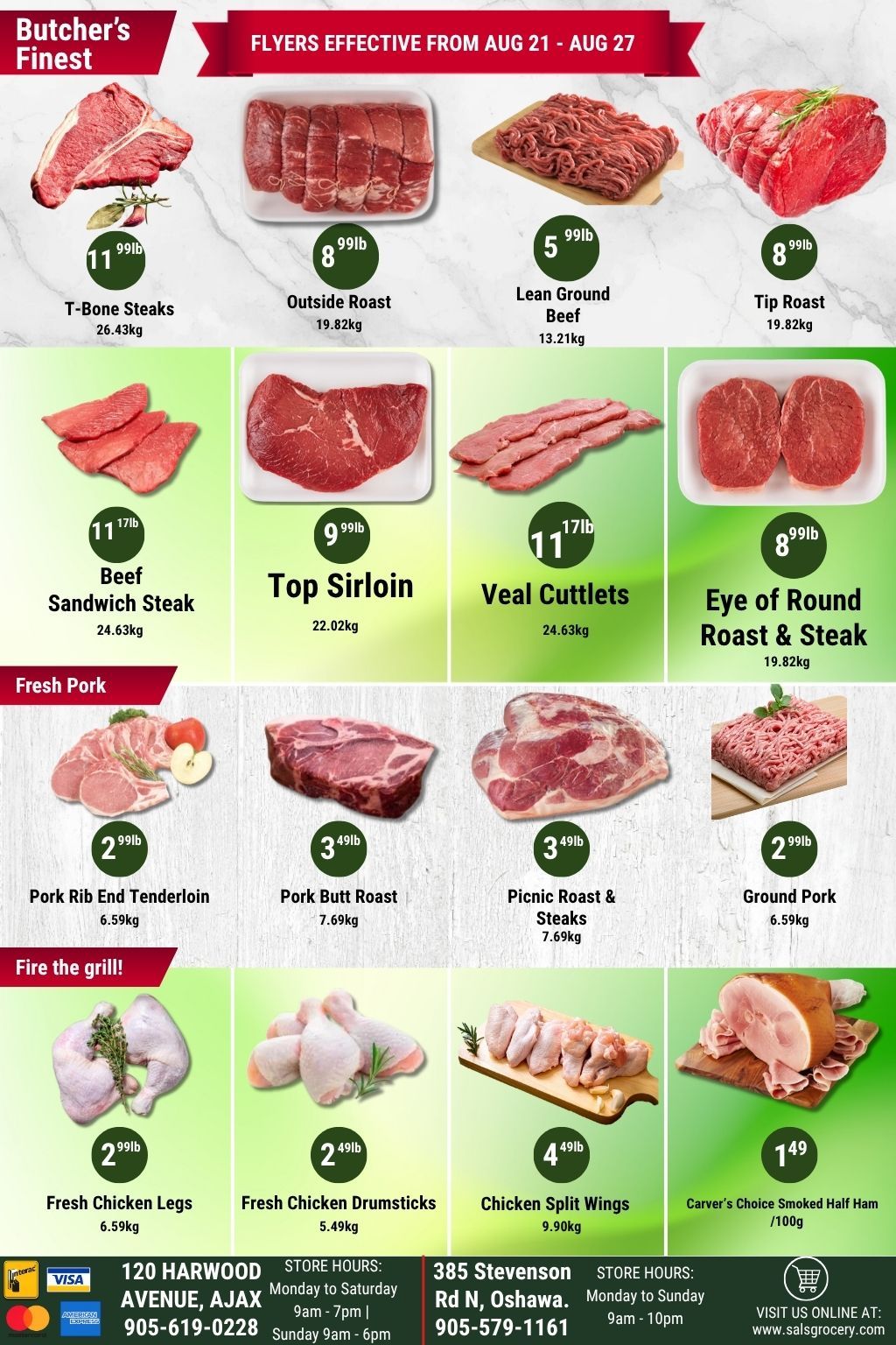 Sal's Grocery Flyer August 21 to 27