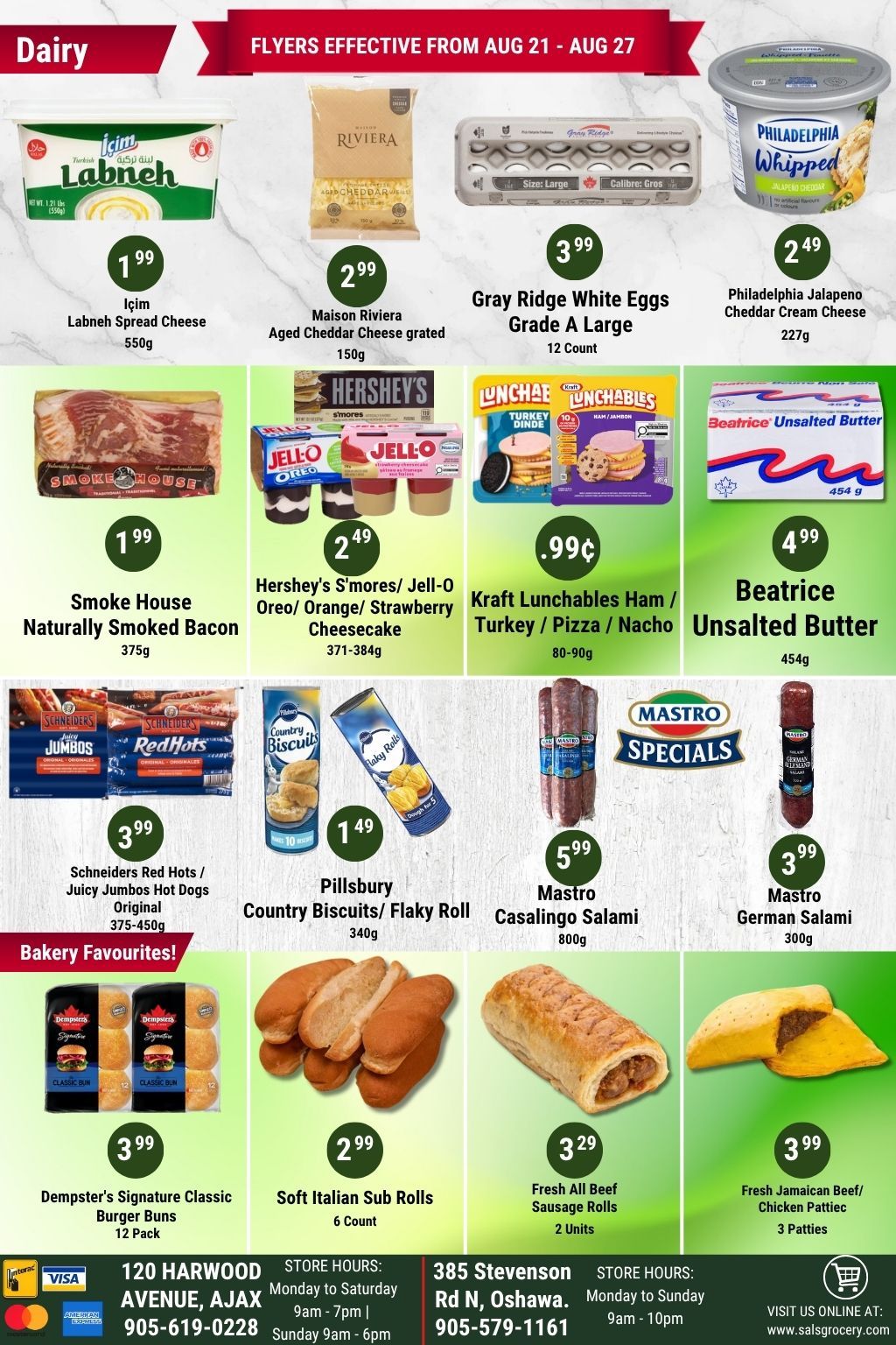 Sal's Grocery Flyer August 21 to 27