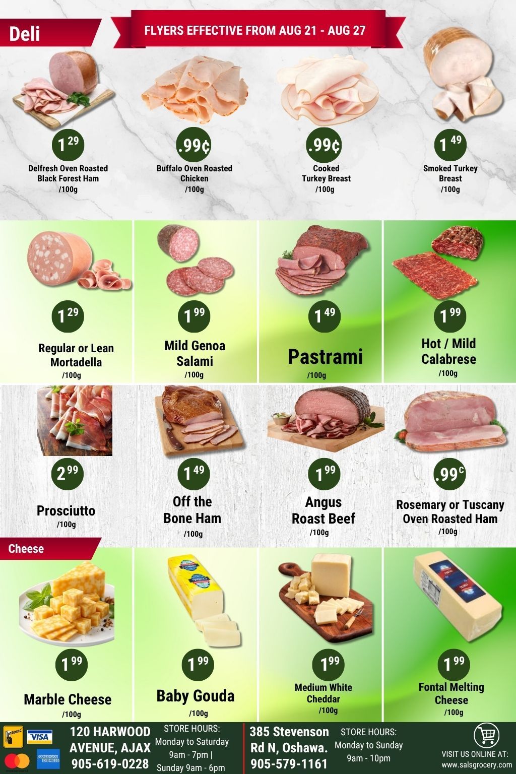 Sal's Grocery Flyer August 21 to 27