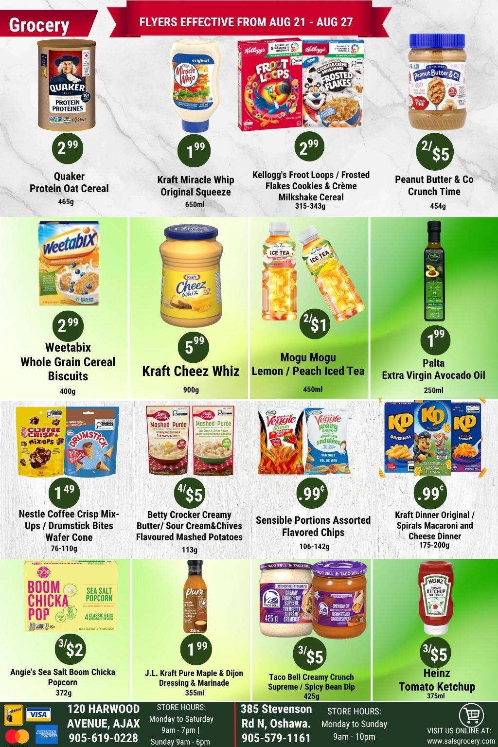 Sal's Grocery Flyer August 21 to 27