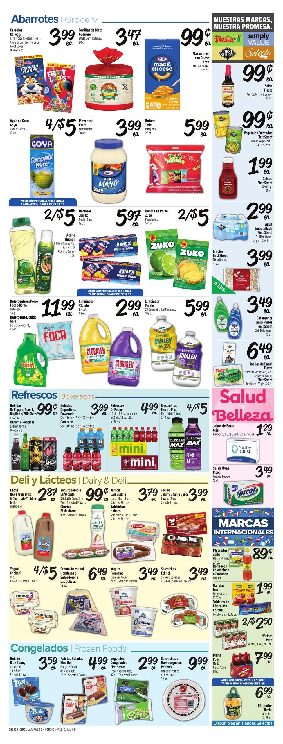 Fiesta Mart (Dallas–Richardson Area, TX) Weekly Ad August 19 - 25, 2026