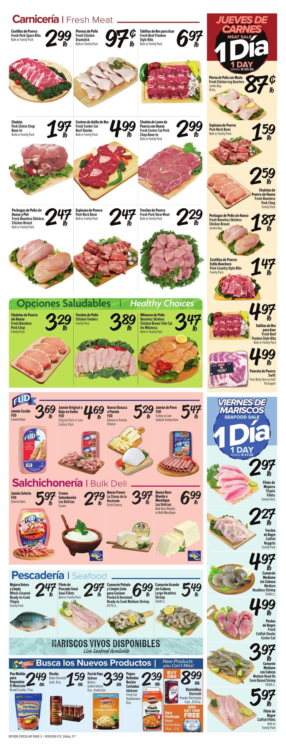 Fiesta Mart (Dallas–Richardson Area, TX) Weekly Ad August 19 - 25, 2026
